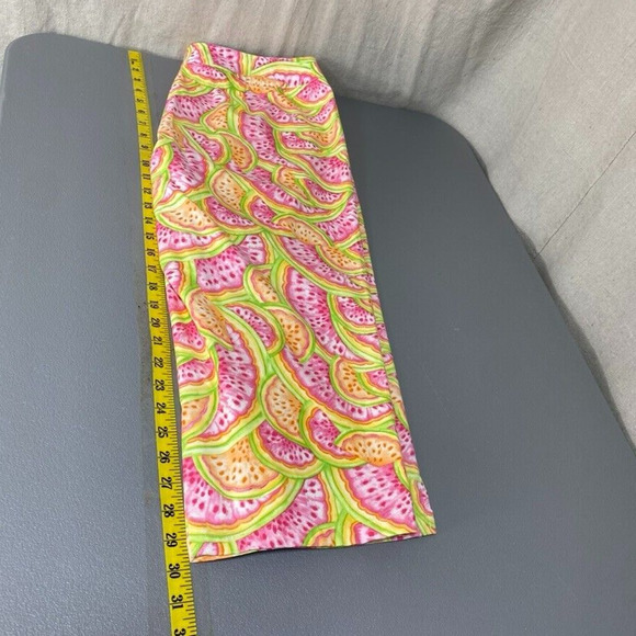 Vintage Talbots Womens Watermelon Capri Pants Size 14 Petite Summer Vacation - Picture 10 of 11